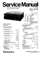 Technics - SUV-7-X - Service manual 